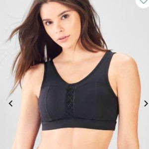 Fabletics Veronica Lace Up Bra - Large - NWT